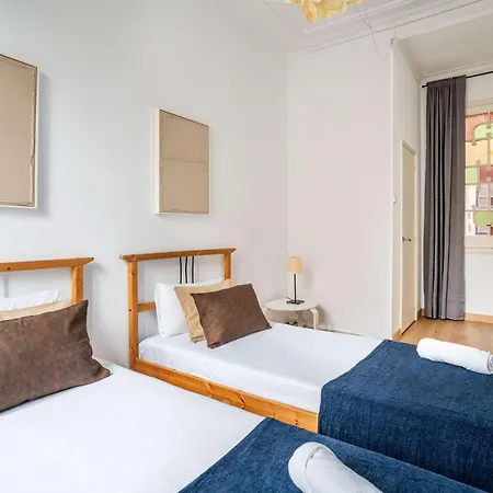 公寓 Paseo St Joan Classic 4bd For 10 Guests
